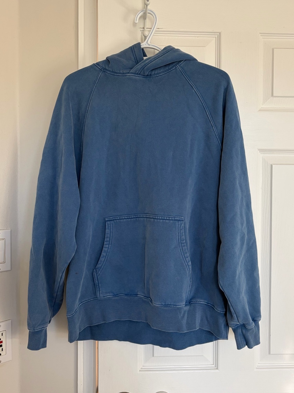 Aritzia Sweatfleece Mega Fit Hoodie ~ Denim Blue Collection